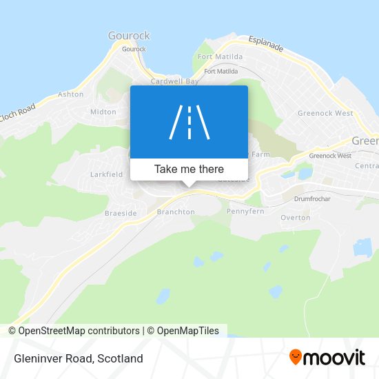 Gleninver Road map