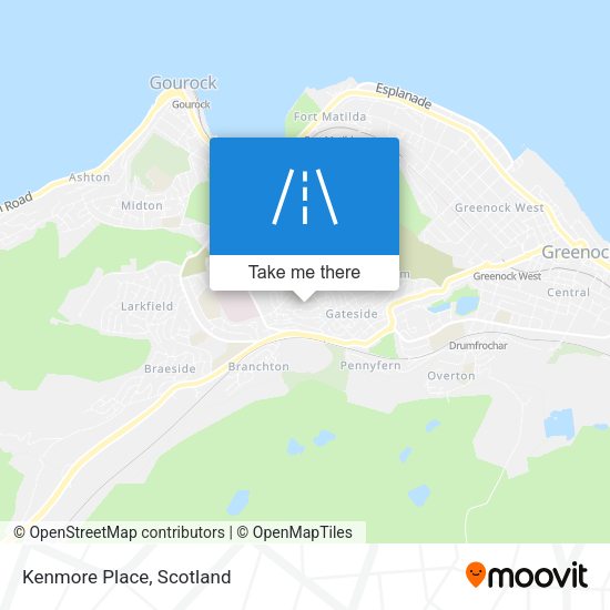 Kenmore Place map