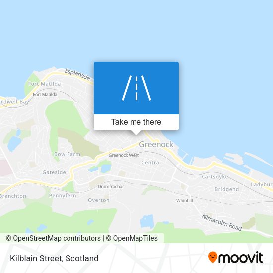 Kilblain Street map