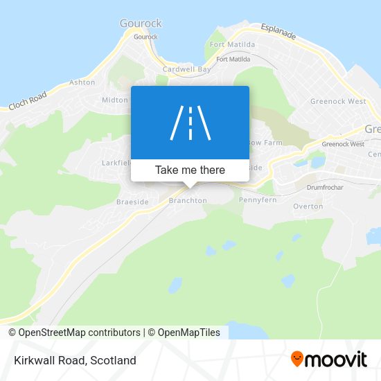 Kirkwall Road map