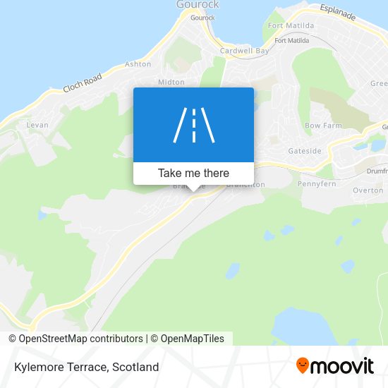 Kylemore Terrace map