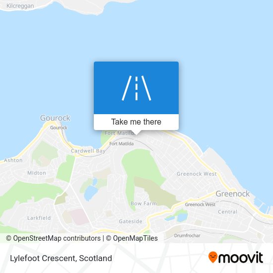 Lylefoot Crescent map