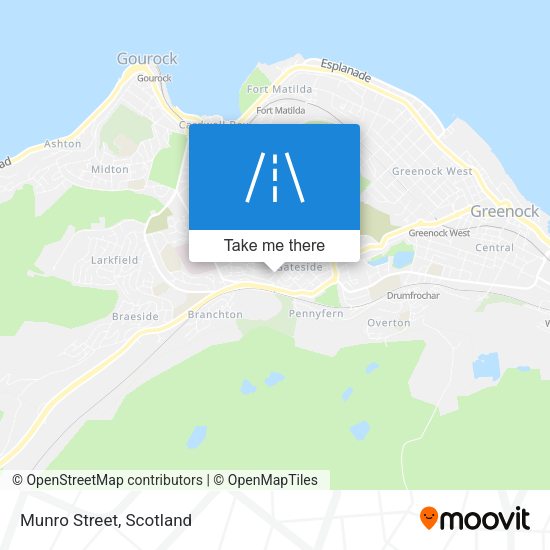 Munro Street map