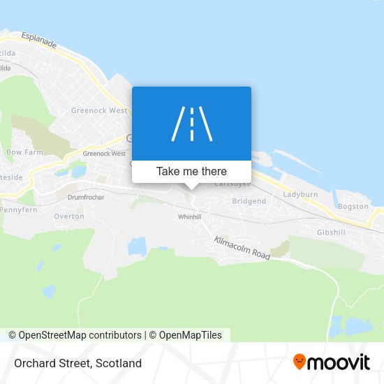 Orchard Street map