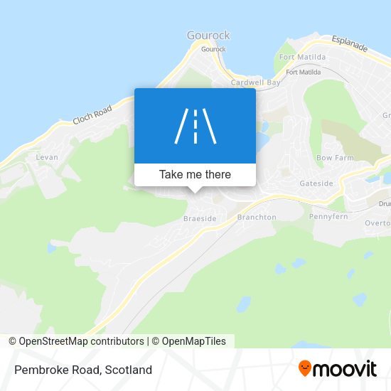 Pembroke Road map