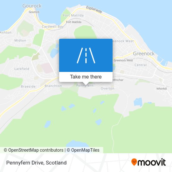 Pennyfern Drive map