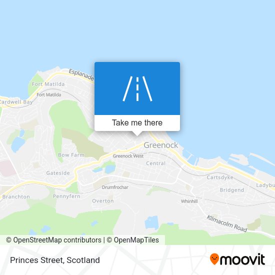 Princes Street map