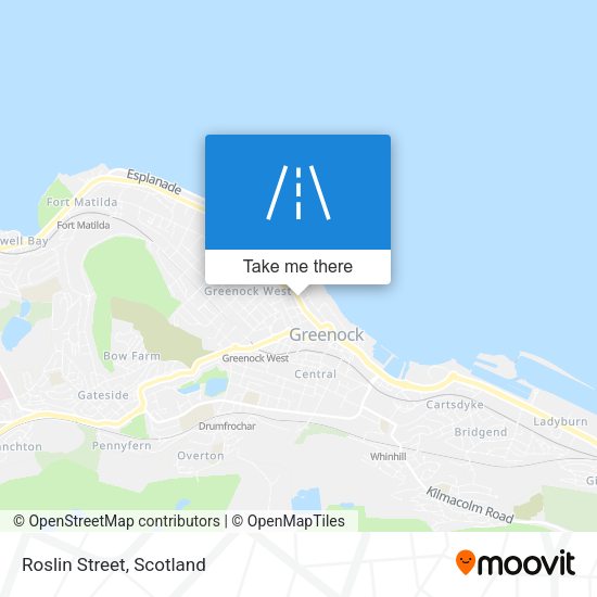 Roslin Street map