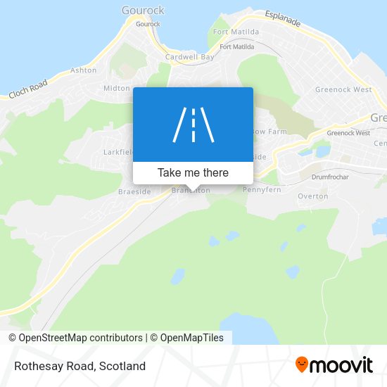 Rothesay Road map