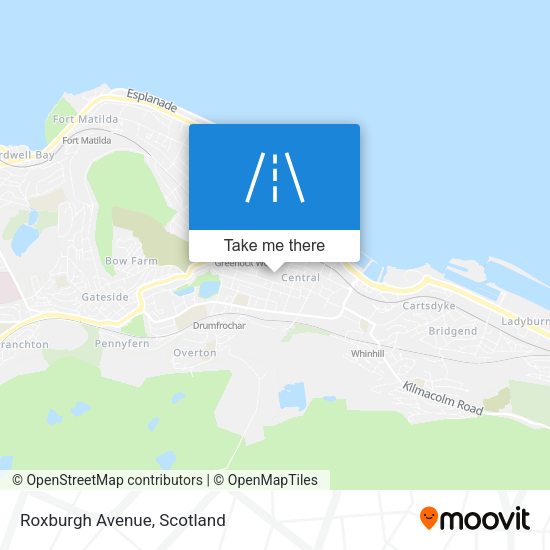 Roxburgh Avenue map