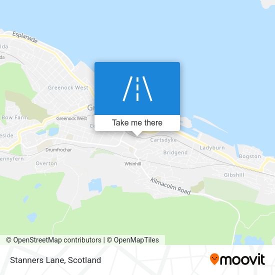 Stanners Lane map