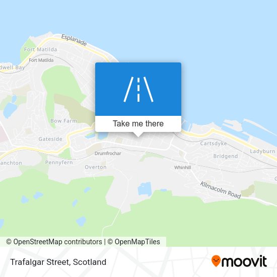Trafalgar Street map
