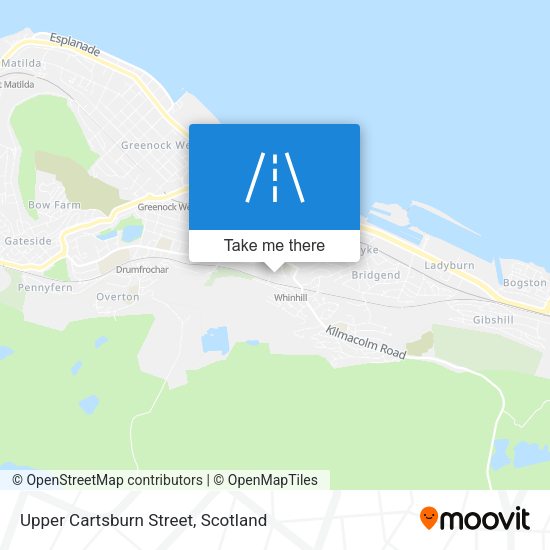 Upper Cartsburn Street map
