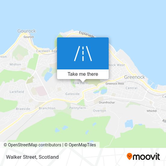Walker Street map