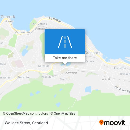 Wallace Street map