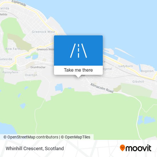 Whinhill Crescent map