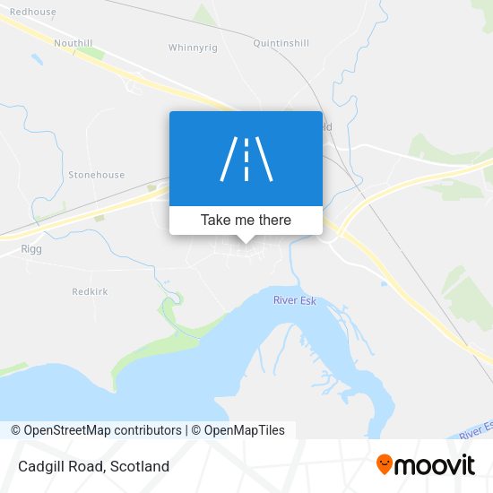 Cadgill Road map