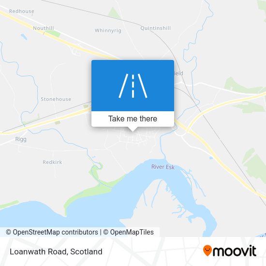 Loanwath Road map