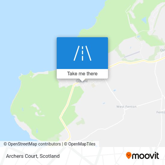 Archers Court map