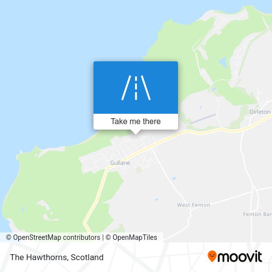 The Hawthorns map