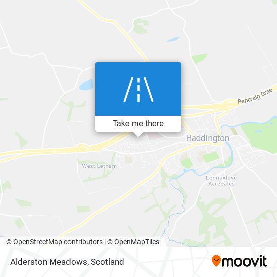 Alderston Meadows map