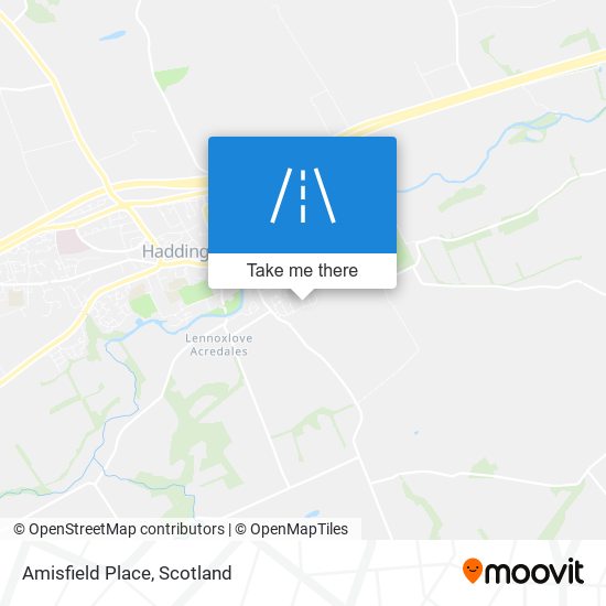 Amisfield Place map
