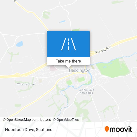 Hopetoun Drive map