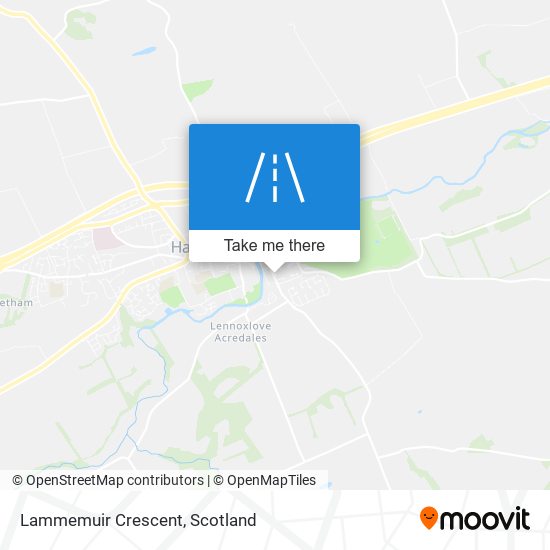 Lammemuir Crescent map