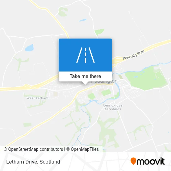 Letham Drive map