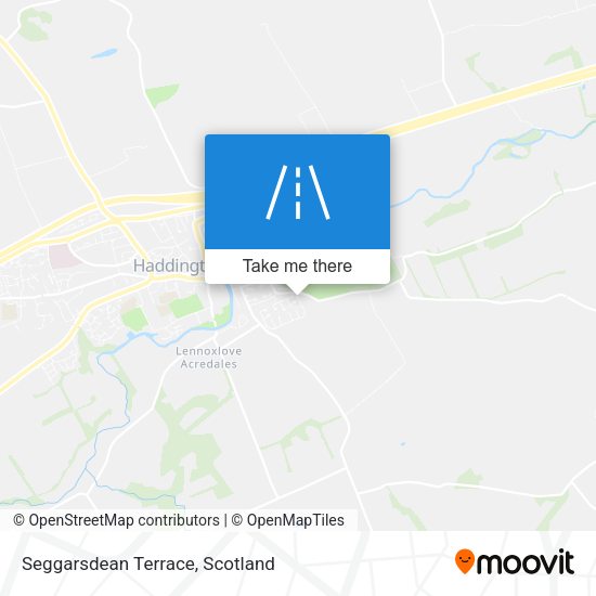 Seggarsdean Terrace map