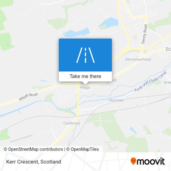 Kerr Crescent map