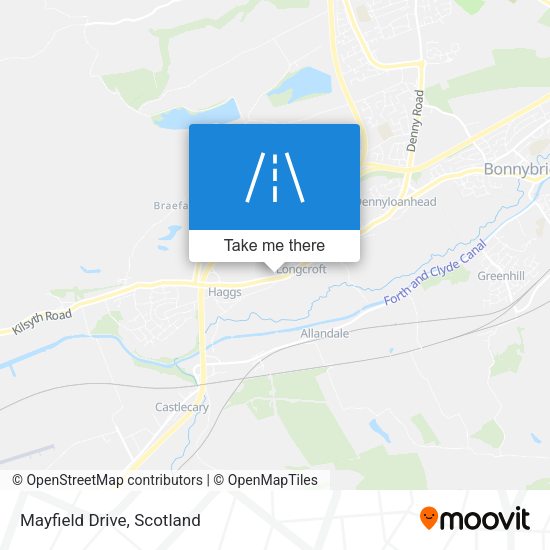 Mayfield Drive map