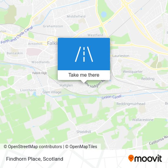 Findhorn Place map