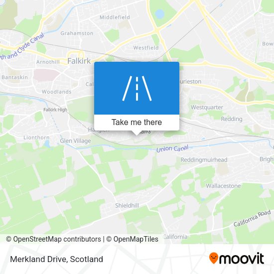Merkland Drive map