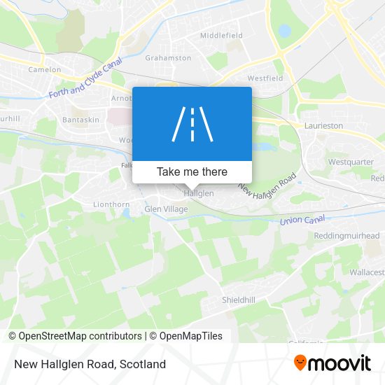 New Hallglen Road map
