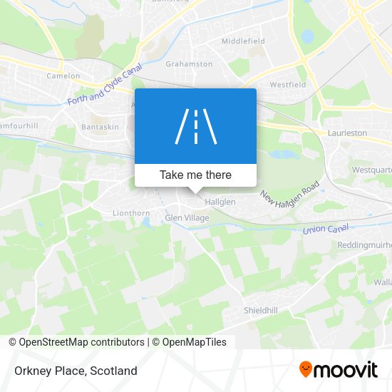 Orkney Place map