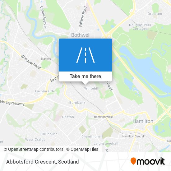 Abbotsford Crescent map