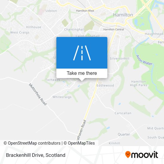 Brackenhill Drive map
