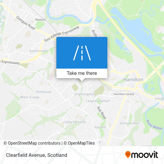 Clearfield Avenue map