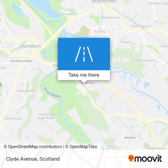 Clyde Avenue map