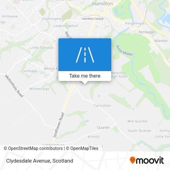 Clydesdale Avenue map
