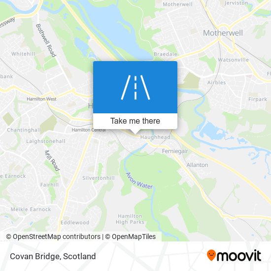 Covan Bridge map