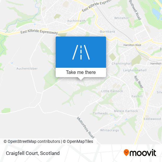 Craigfell Court map