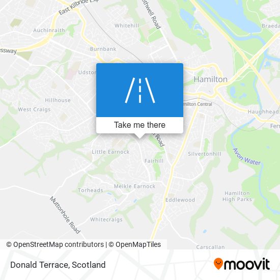 Donald Terrace map