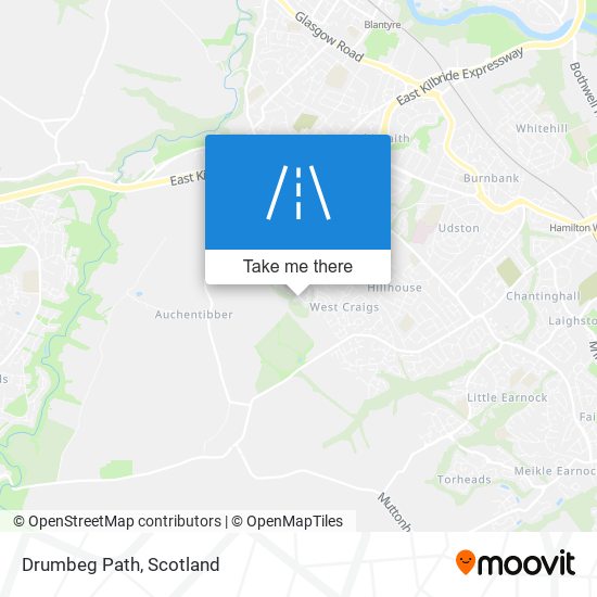 Drumbeg Path map