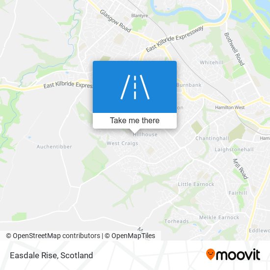 Easdale Rise map