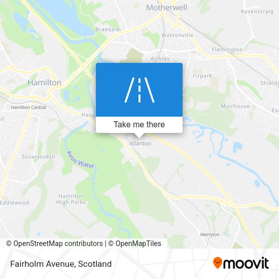 Fairholm Avenue map