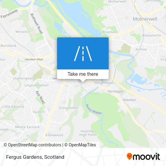 Fergus Gardens map