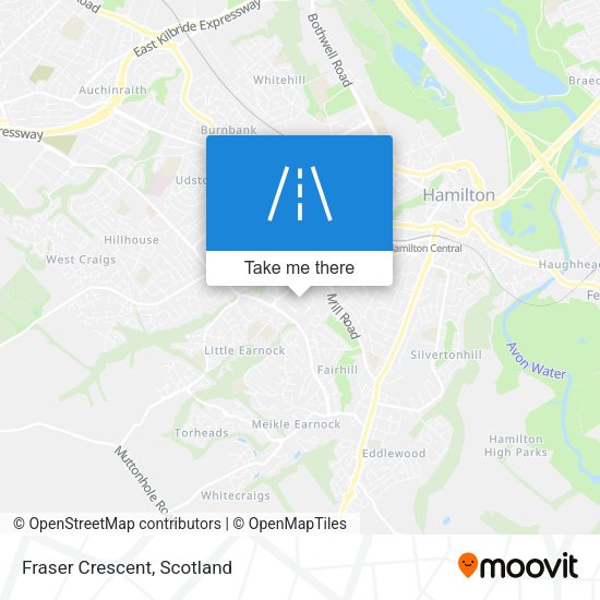 Fraser Crescent map