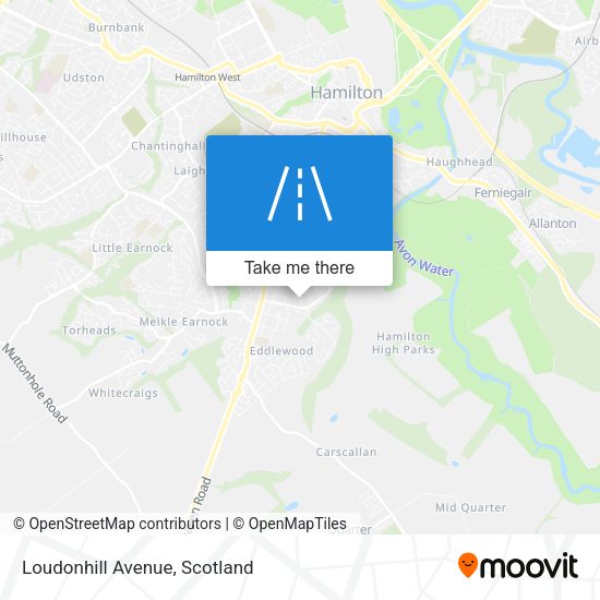 Loudonhill Avenue map
